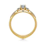 Pierścionek złoty z diamentami AJPZ_069